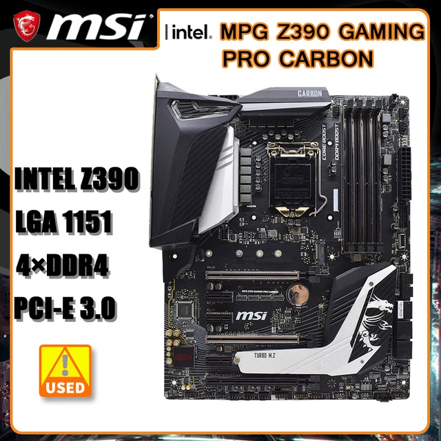 Tomo【正常性保証】MSI Z390 GAMING PRO CARBON Amazon.com: MSI MPG Z390 Gaming PRO Carbon LGA1151 (Intel 8th and