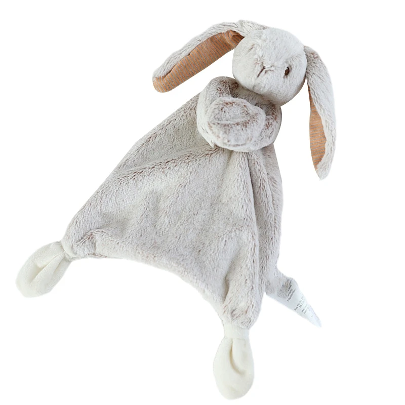 Baby Crib Toy 11" Lovely Plush Rabbit for Doll Soft Sleeping Toy Baby Gift Nursery Room Decor