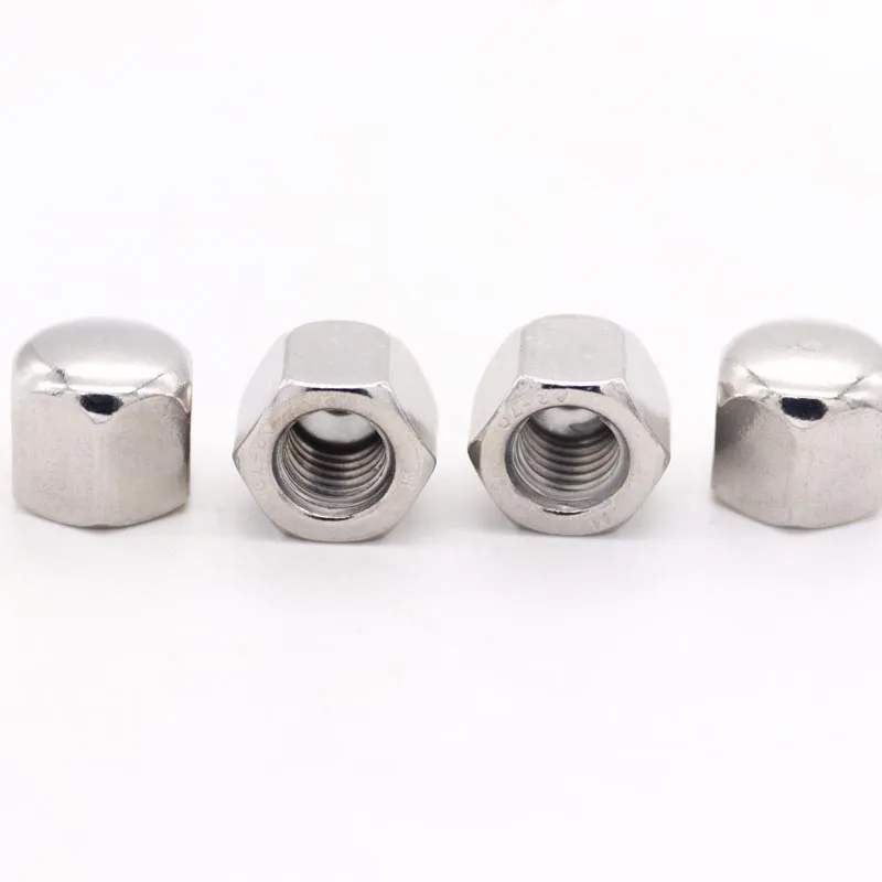 1/2/5/10pc M3 M4 M5 M6 M8 M10 M12 M14 M16 304 A2 Stainless Steel Hex Hexagon Short Low Thin Cap Acorn Nut Cover Blind Nut DIN917
