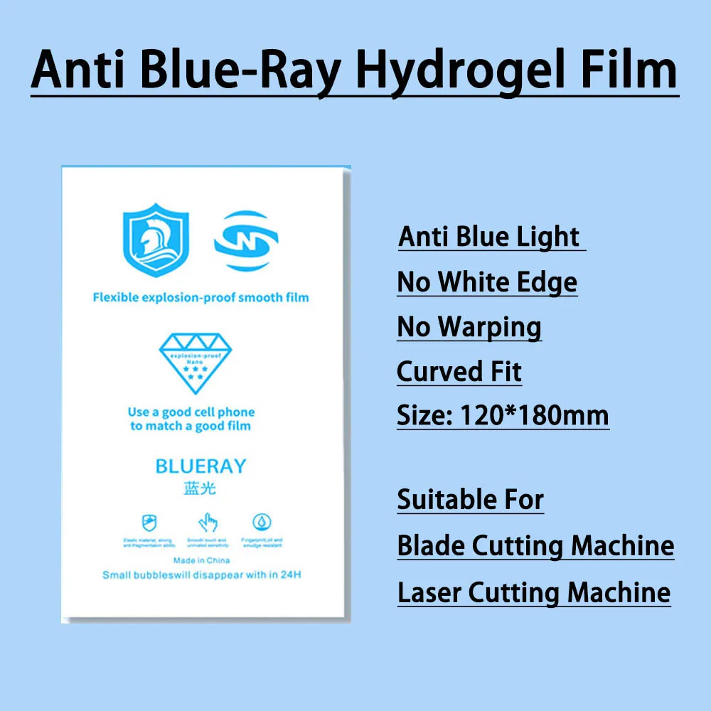 50pcs Blue Film