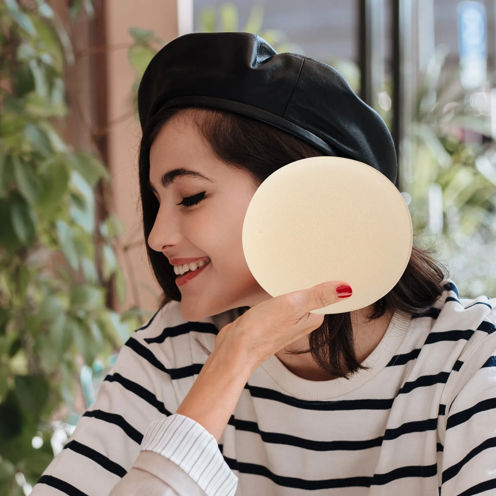 2Pcs 프리미엄 라운드 모자 DIY 여성용 매혹적인 모자 베레모 만들기 경량 인체공학적 머리 장식 공예 용품 모자 DIY