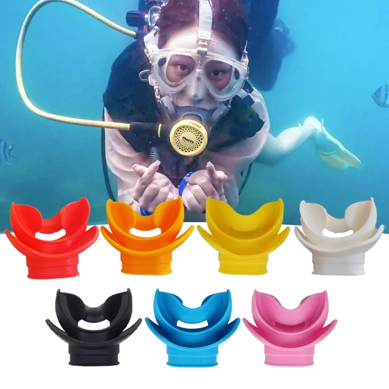 ScubaDivingSiliconeRegulatorMouthpieceSecondStageUnderwater