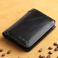 ManBang Classic Style Wallet Genuine Leather Men Wallets Short Male Purse Card Holder Wallet Men Fashion High Quality 4
