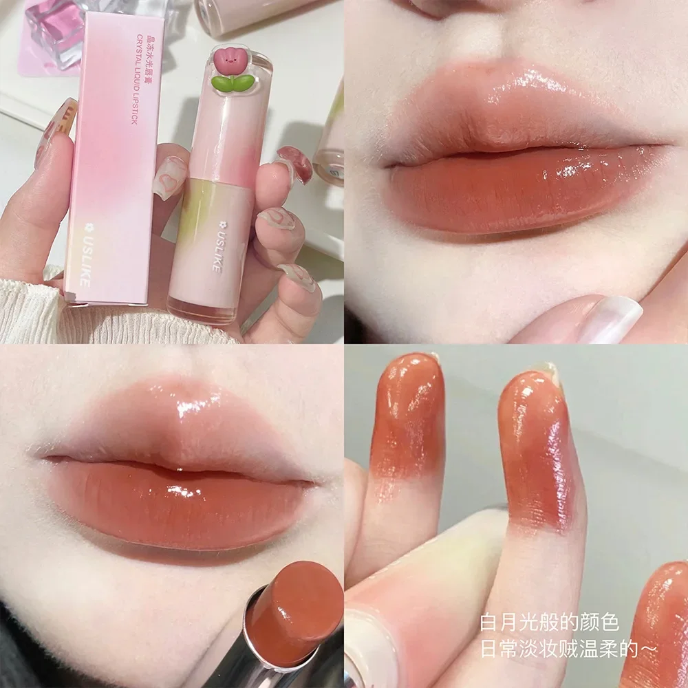 thumbnail image 1 of Lipstick Moisturizes Moisturizing Longlasting Non-fading Glass Lips Pure Desire Watery Lipsticks Cheap Korean Makeup, 1 of 5