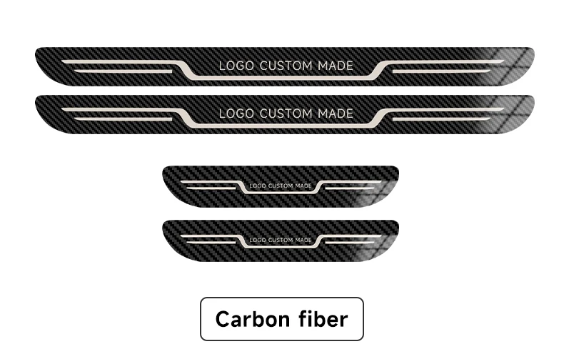 Auto Edelstahl Tür-Schwellen-verschleiss-Platte Fit Für Deepal L07 S07 S05 S09 SL03 2025, Carbon Faser Schwelle Schutz Aufkleber – Detail 14