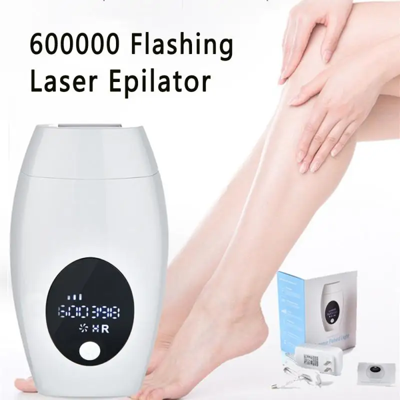 Professional Laser Epilator 600000 Flash IPL Hair Remover Machine LCD