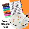 8/12colors Magical Water Painting Pen Set Water Floating Pens Kids Doodle Drawing Art Education Pens Whiteboard Markers Supplies