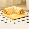 Cat Nest Tunnel Maze Digging Hole Cat  Dog Bed Warm for Autumn Winter Suitable All Seasons Removable Washable Pet Winter Blanket 6