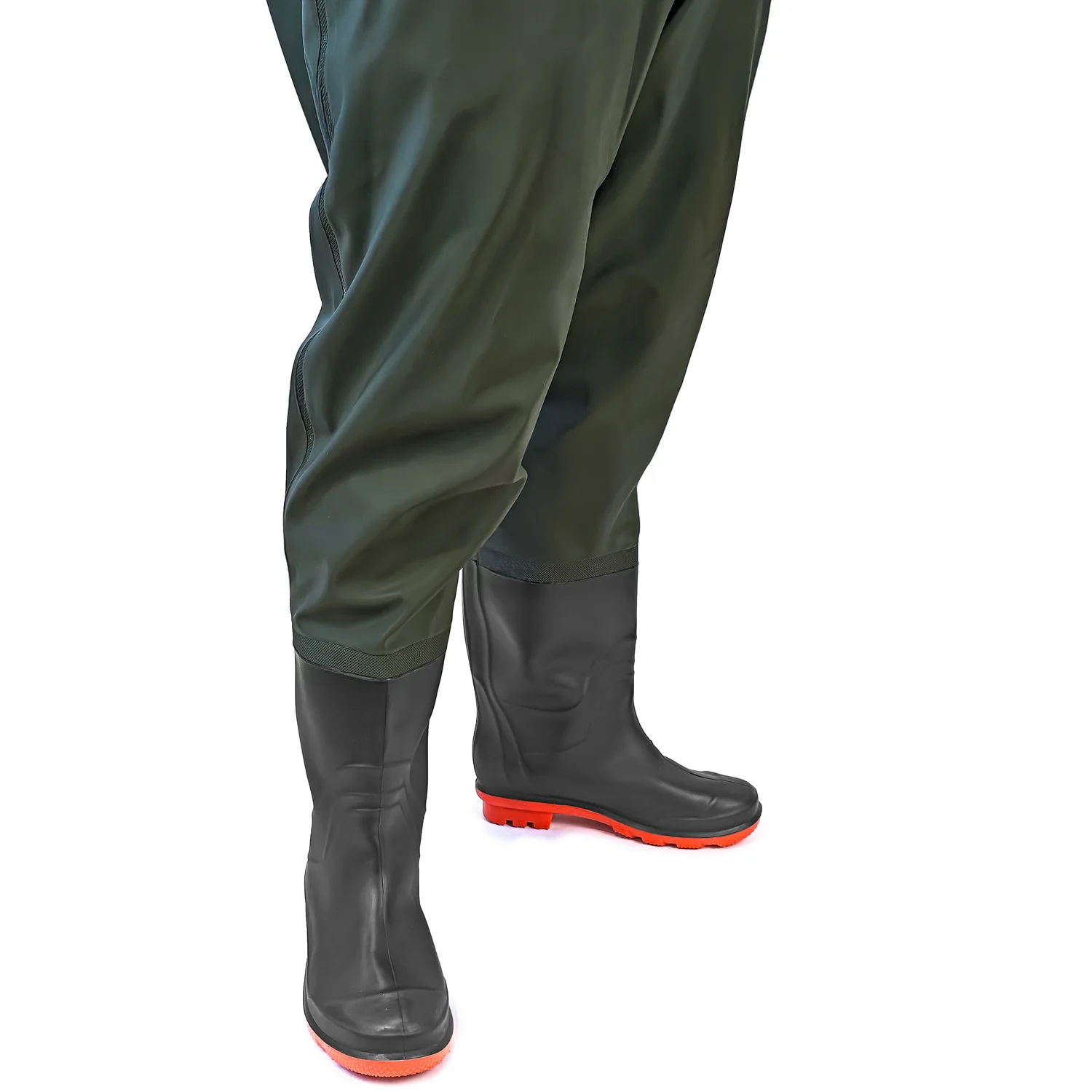Waders pêche pantalon bavette caoutchouc OMEGA taille 45 pour pêche en rivière et lac