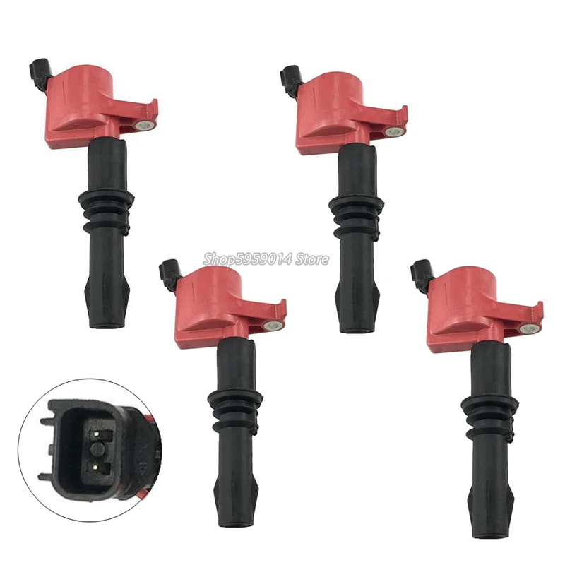 

DG-511 3L3E12A366CA 4 шт Катушка зажигания для Ford F-150 F-250 стандартная Экспедиция Mustang Lincoln Mercury 3L3Z12029BA