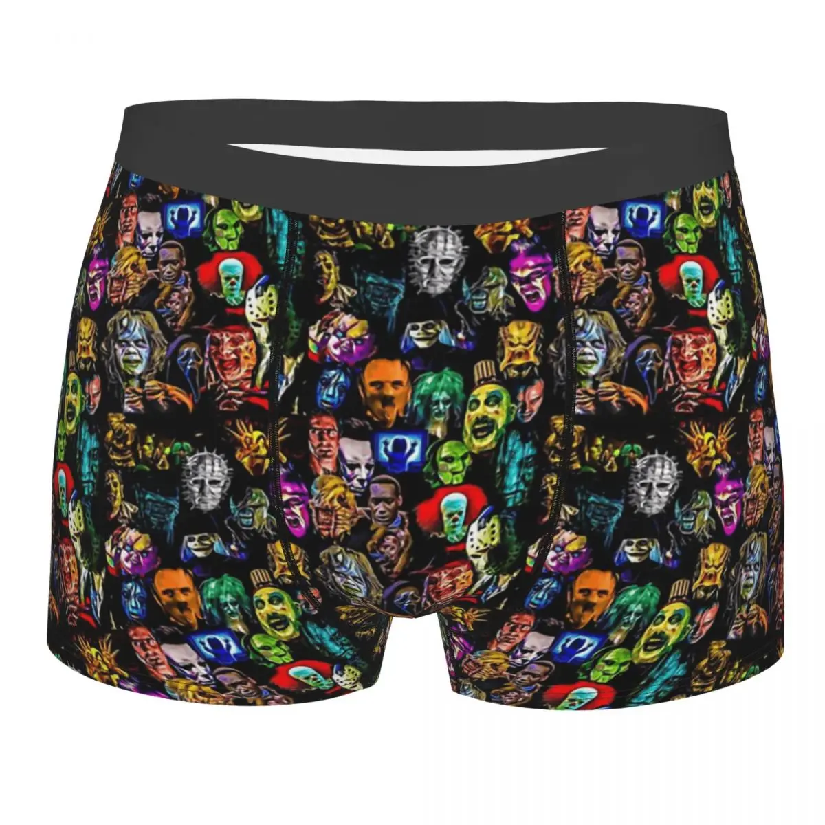 

Horror Film Baddies Legends Man's Boxer Briefs Highly Breathable Underpants High Quality Print Shorts Gift Idea