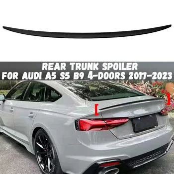 Spoiler posteriore del bagagliaio per Audi A5 S5 B9 4 porte 2017 2018 2019 2020 2021 2022 2023 nero lucido/Carbon Look ala del tetto
