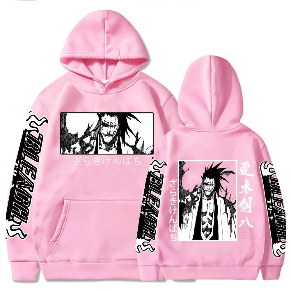 Mens Hoodies Graphic Anime Merch Kenpachi Zaraki Hoodie Sweatshirt