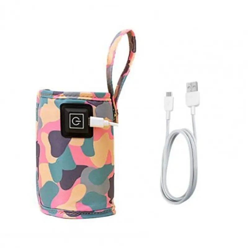 Universal USB-Powered Insulated Baby Bottle Warmer for Outdoor Winter Travel