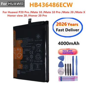 Batteria HB436486ECW da 4000mAh per Huawei P20 Pro, Mate 10 Pro/Mate 20, Honor View 20/Honor 20 Pro/Mate X