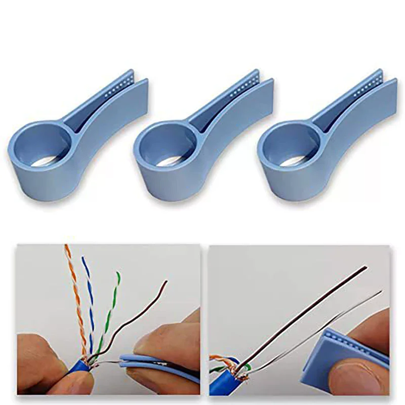 네트워크 케이블 언트위스트 도구, CAT5/CAT5e/CAT6 와이어용 엔지니어 와이어 스트레이트너, 페어 분리 도구, 빠르고 쉽게 언트위스트 가능