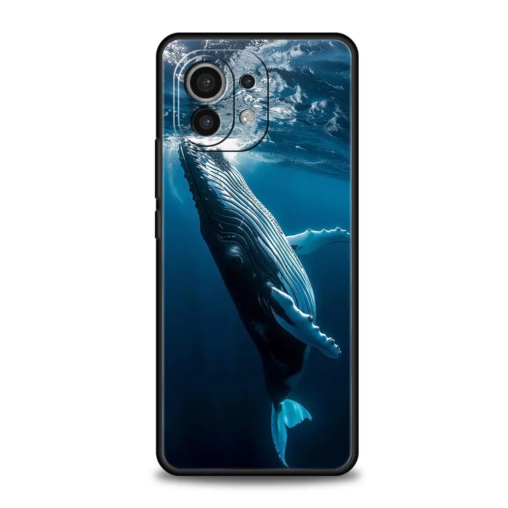 Ocean Whale Shark Swimming Soft TPU Phone Case
