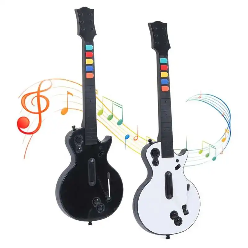 Guitar Game Controller 5 Button Wireless 2.4G USB Port PC Guitar Controller  Accessories for PS3 Adult| | - AliExpress
