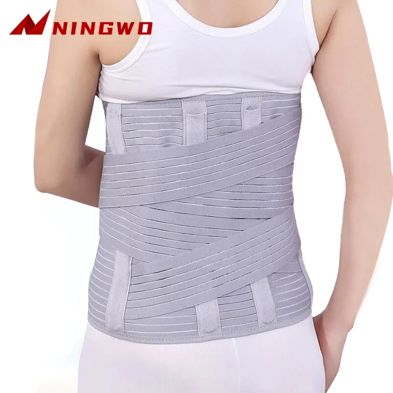 

Orthopedic Back Support Brace Waist Support Belt Widened Lower Back Support Belt Men Women Spine Lumbar Support Corset