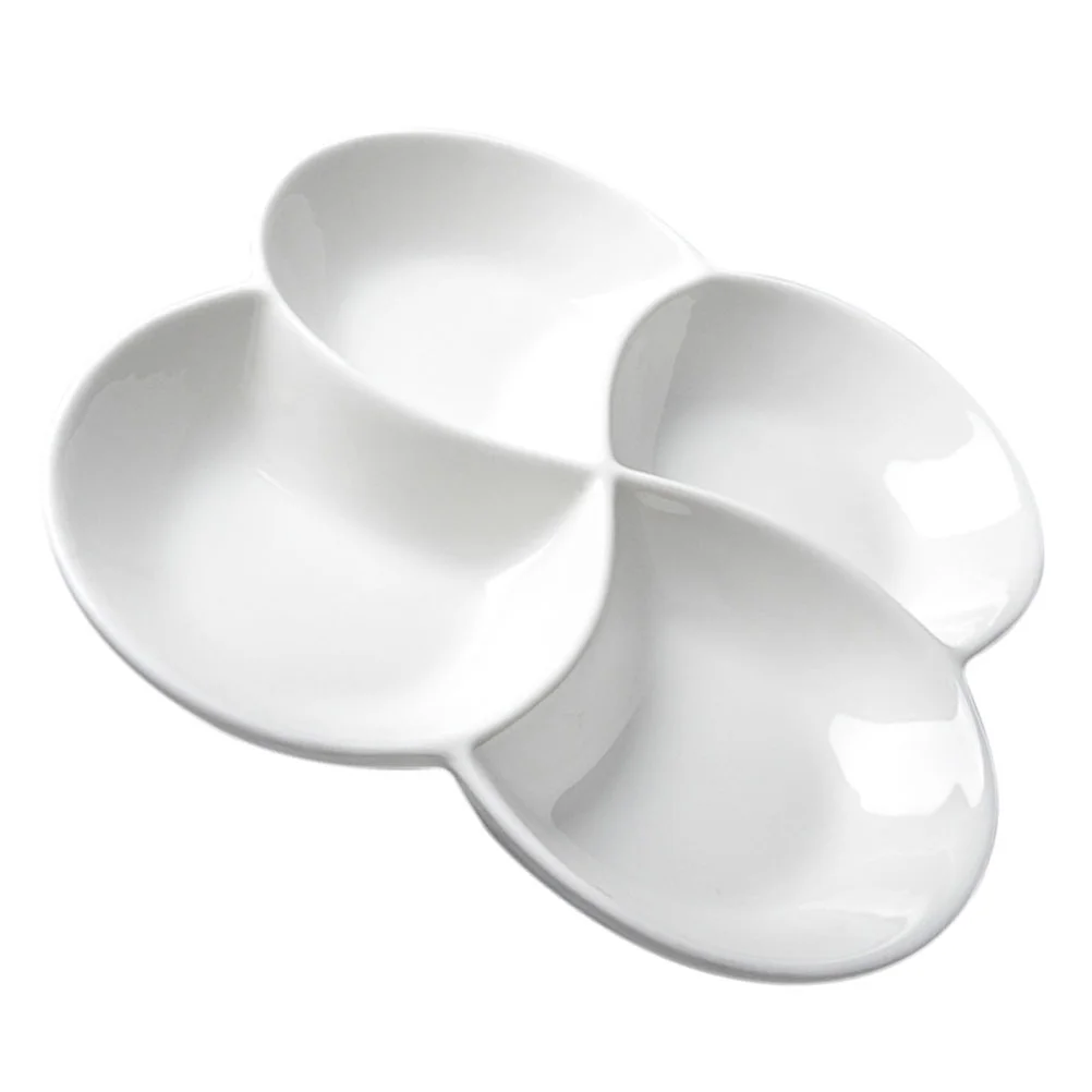 Tray Serving Platter Fruit Plate Divided Dessert Bowl Snack Platters Candy Appetizer Basket Dry