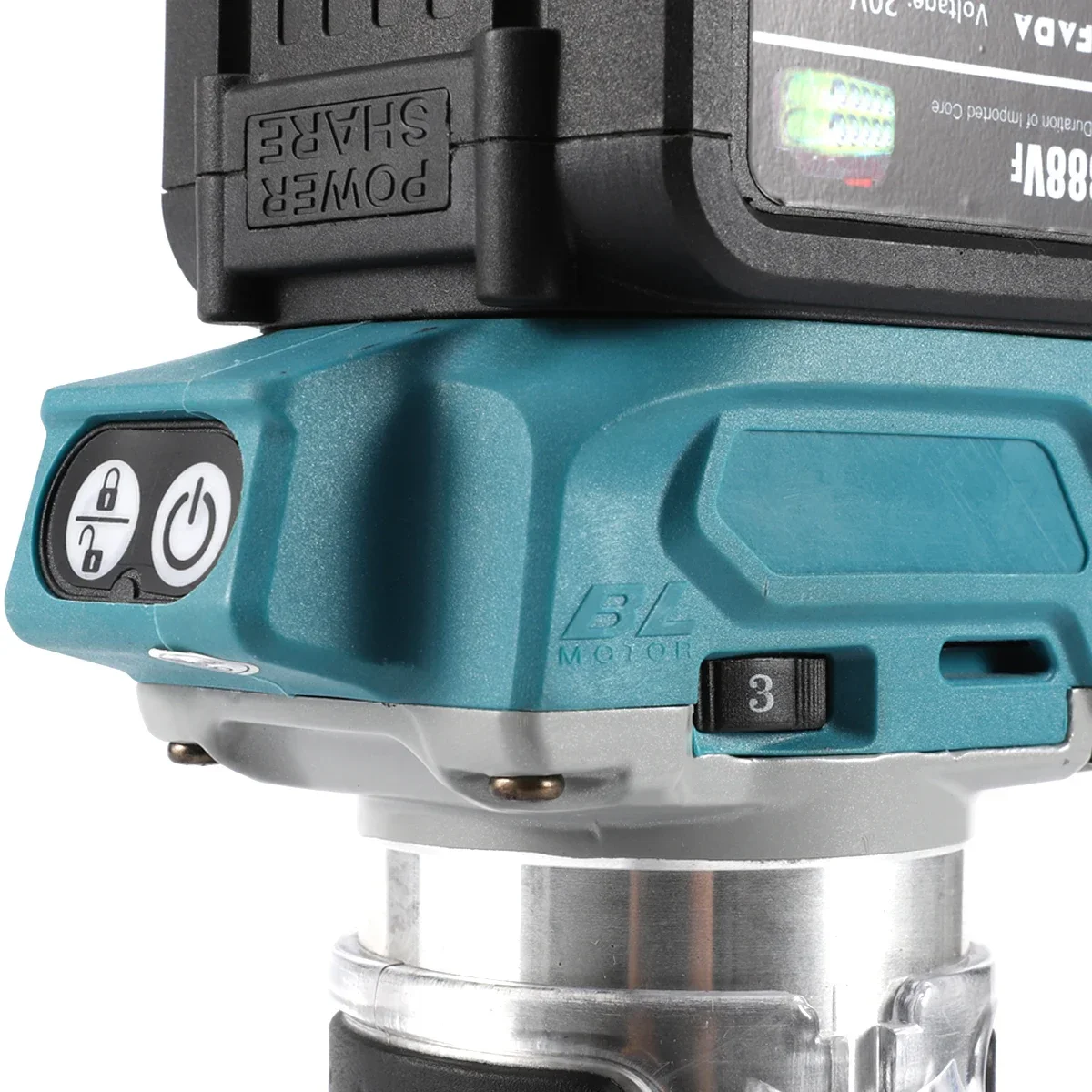 5 Speeds Brushless Electric Hand Trimmer Cordless Wood Router Woodworking Engraving Slotting Trimming Milling Machine For Makita Woodworking Tools Wood Router Plunge Router