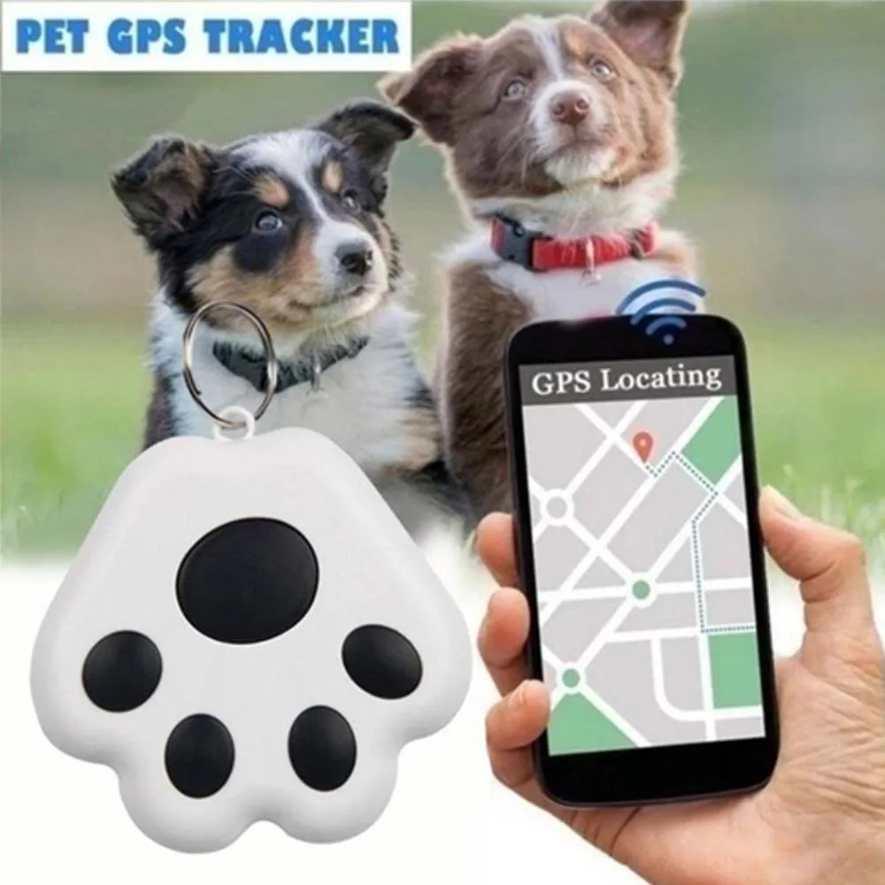 Mini Wireless Bluetooth Pet GPS Tracker Hidden Smart Anti Lost Tracking Device For Dogs Cats Locator Pet Collar Accessories bluetooth tracker smart tracker animal tracking collar