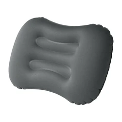 Compact Inflatable Camping & Travel Pillow - Lightweight and Comfortable for Outdoor Adventures (GRAY)