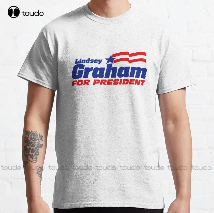 Lindsey-Graham Per Il Presidente 2024 | Graham 2024 Repubblicano Patriot Classica T-Shirt Allenamento Camicette Per Gli Uomini Nuovo Popolare Xs-5Xl N