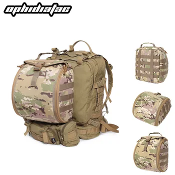 OPHIDIAN Borsa per casco da caccia Borsa da trasporto multifunzionale Molle per borsa portaoggetti per casco da caccia sportiva