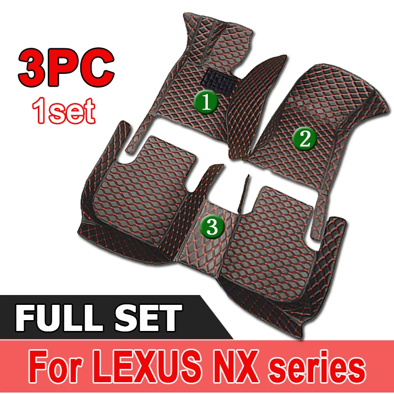 

Car floor mats for LEXUS NX series 200 300h 300 200t 2015 2016 2017 2018 2019 2020 2021 2022 Custom auto foot Pads automobile