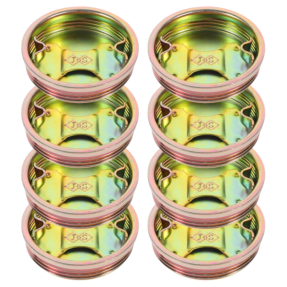 8 Pcs Drum Cover Water Plug Drums Sealing Plugs Oil Bung Caps Metal Barrel