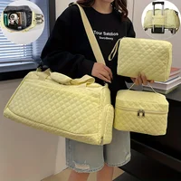 Ladies' High-Quality Oxford Travel Bag with Wet and Dry Compartments, Multifunctional Gym Luggage, Exercise Storage Bag