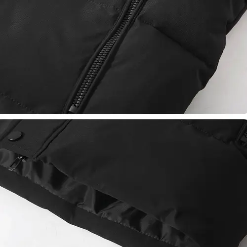 Winter Thick Vest Men 6XL Plus Size Vests Winter Padded Vests Male Fashion Casual Solid Color Sleeveless Jacket Big Size 6XL - Image 6