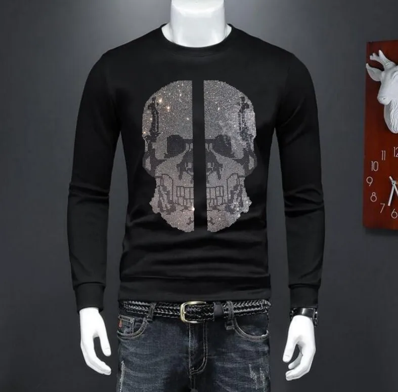 

2023 Top pullover Sweatshirt New Youth Fashion Designer Rhinestone Hoodie drop shipping Size S-4XL