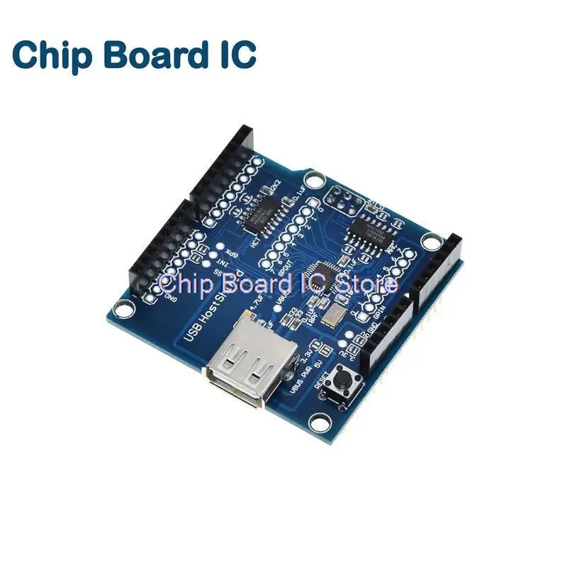 Usb Host Shield 2.0 For Arduino Uno Mega Adk Compatible For Android Adk Diy Electronic Module Board