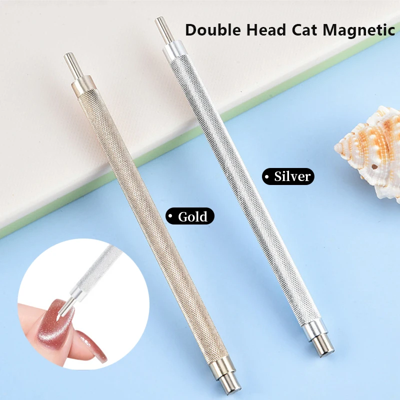 1 PC Nail Art Magnets Double-end Magnet for Nail Effects Art Magnetic Bar Cat Magnet Special Manicure Tool