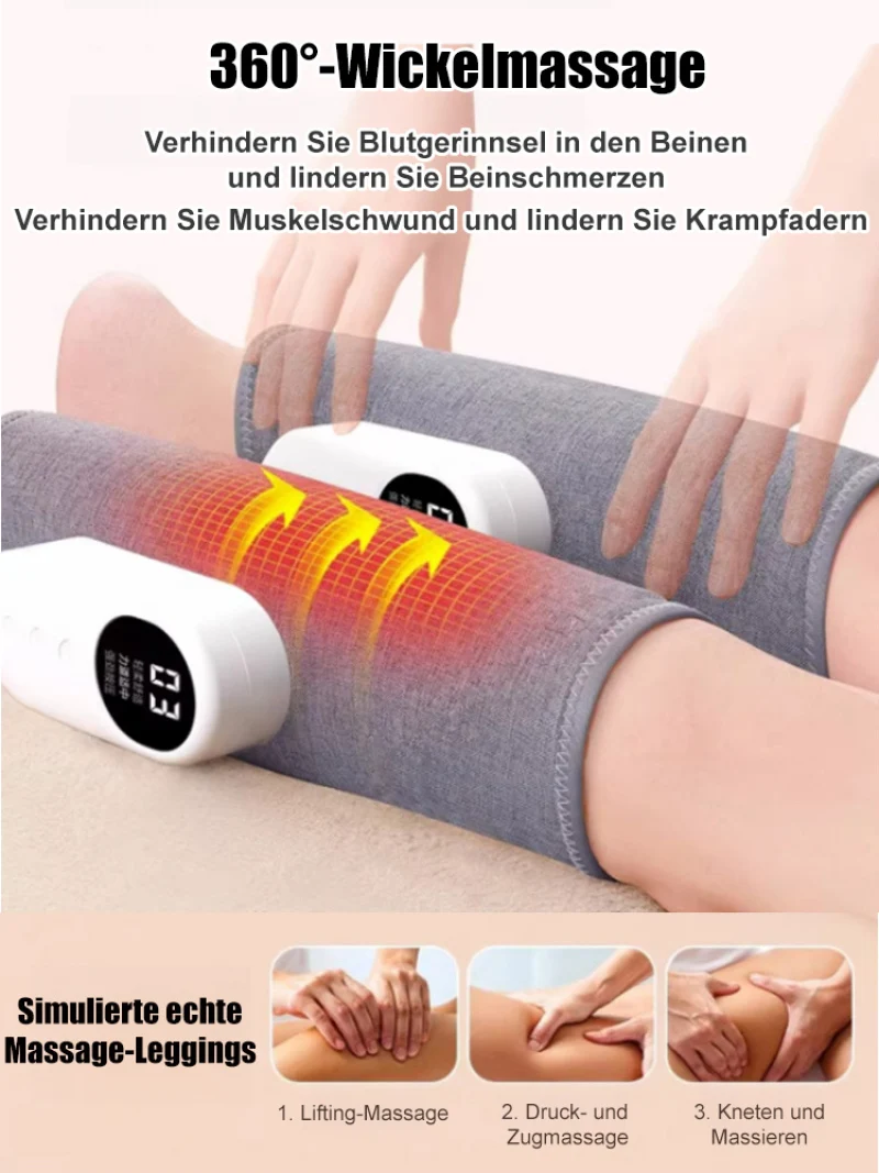 Leg massager thermostatic hot compression thin legs instrument air wave electric air pressure unblocking instrument massager