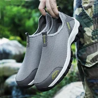Men Non-slip Climbing Shoes Slip On Men's Mesh Sneakers 2025 Summer Man  Breathable Casual Shoe Big Size for 44 45 46 47 48 49 1