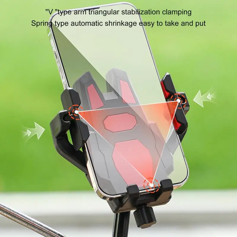 Cycling Cell Phone Holder Motorcycle Phone Stand Bicycle Shockproof Security Multifunctional Phone Holder For Cycling