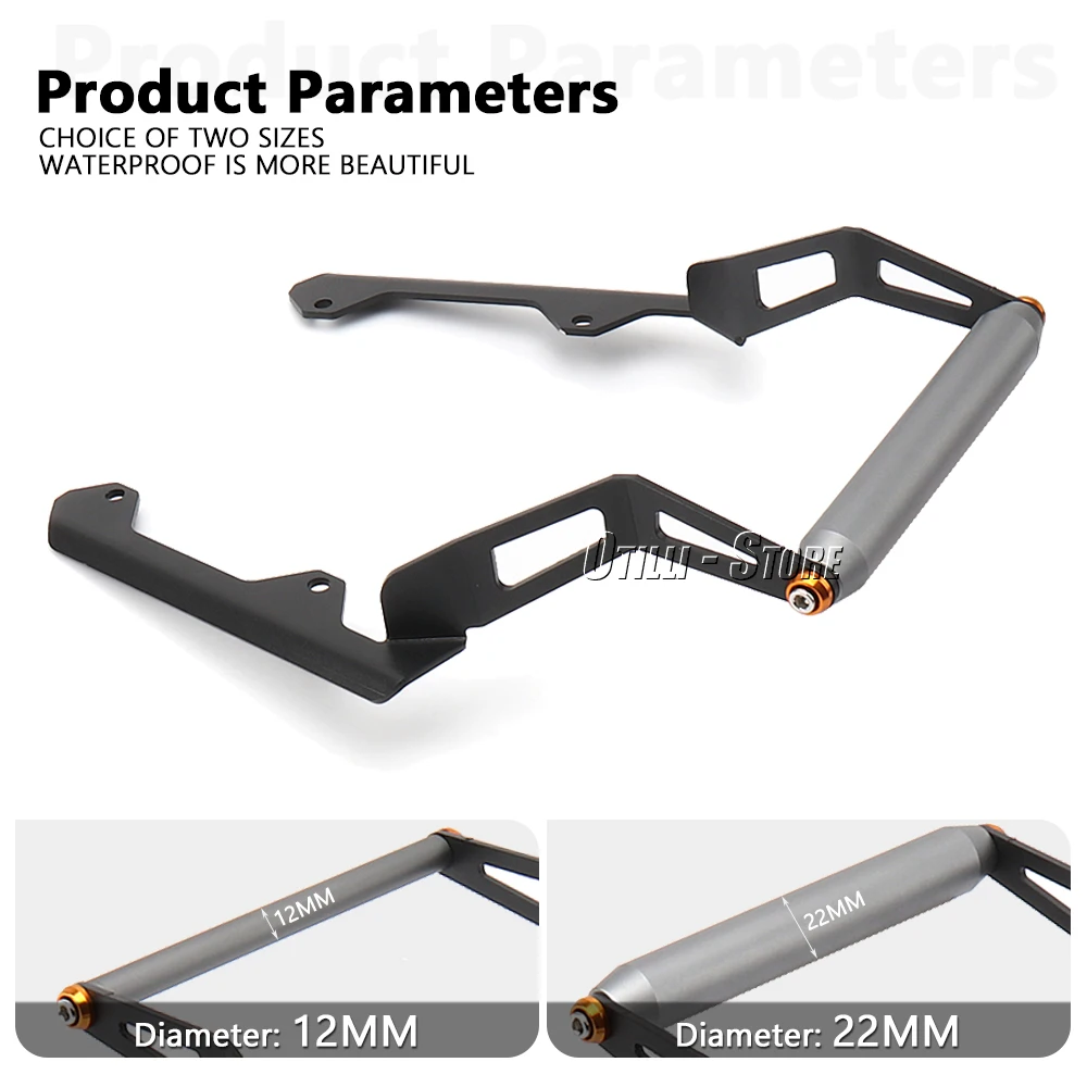 Motorcycle Front Phone Stand Holder Phone GPS Mount Navigation Bracket 12mm/22mm For APRILIA SR GT200 GT 200 sr gt200 2022 2023