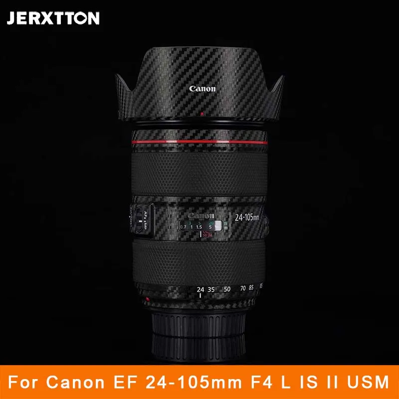 프리미엄 데칼 스킨 보호대 스크래치 방지 커버 필름, 캐논 EF 24-105 F4 II 렌즈, 3M 랩 스티커, 24-105mm f4 L IS II USM용