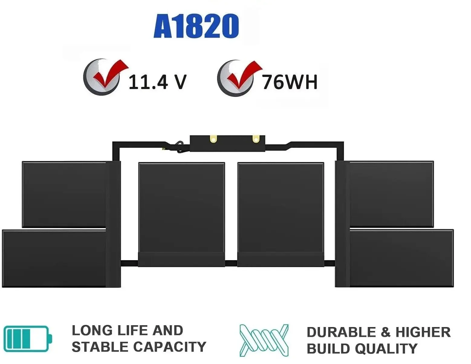 Batteria A1820 Per Apple Macbook Pro 15 "Pollici A1707 Fine 2016 Metà 2017 Emc 3072