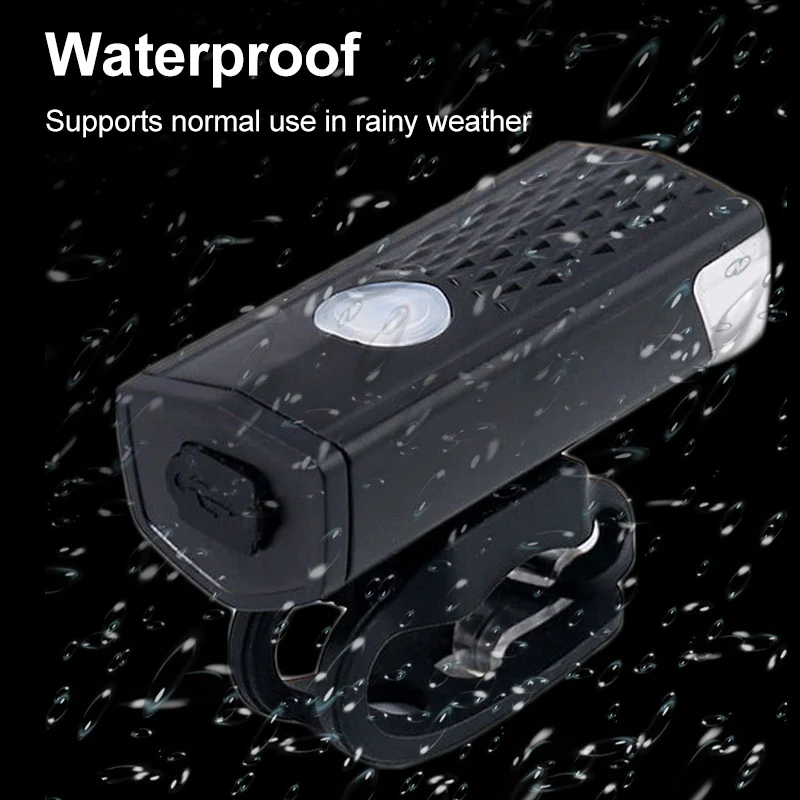 Bike Front Light Bike Light Set Head Front Light With Taillight USB Rechargeable 3 modes Bicycle Accessories