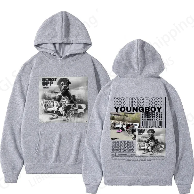 Rapper YoungBoy Album Graphic Hoodies Men Women Fashion Hoodie Male Sweats Women Coats Hombre Pullovers Sudaderas Boy Clothes