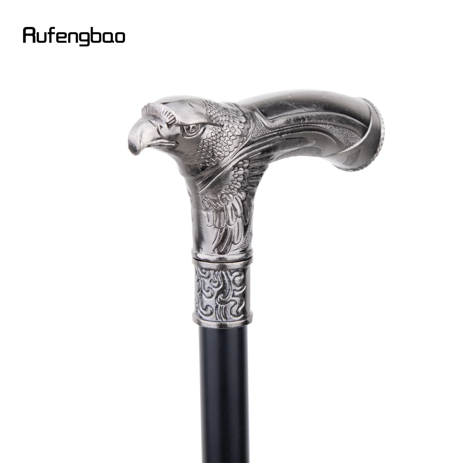 Eagle Head With Rhinestone Fashion Walking Stick Decorative Stick Cospaly Vintage Party Fashionable Walking Cane Crosier 93cm_desvips.com