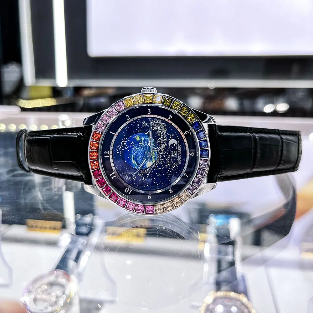 Acquista Vincitore meccanico sportivo design lunetta orologio dorato orologi da uomo top brand di lusso Montre Homme orologio da uomo orologio scheletrato automatico in Italia a partire da 16