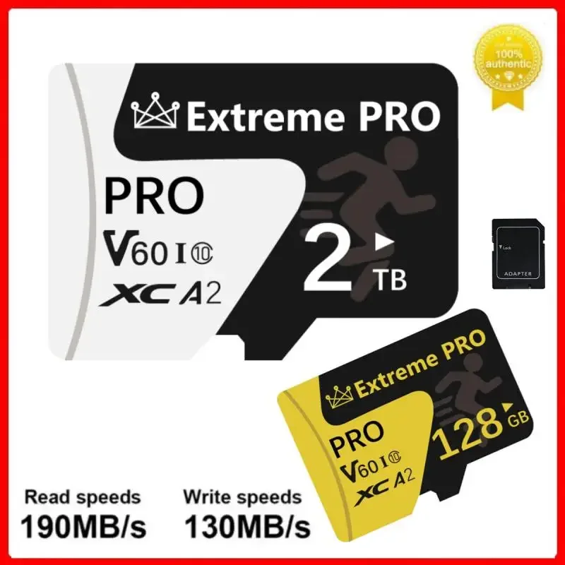 Nuova Scheda Di Memoria Da 2Tb Classe 10 Scheda Di Memoria Flash Sd/Tf Scheda Sd Da 1Tb Scheda Flash Tf Da 128Gb Per Nintendo Switch Con Adattatore Sd