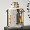 Big Capacity Sports Bottle New Tritan Water Kettle Drink Bottles Outdoor Fitness Space Cup GYM Kettle BPA FREE 1L/1.6L/2L 4