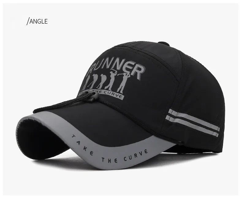 Bestickte Baseballcap Für Herren Sonnenschutz Angelkappe_voghion.com