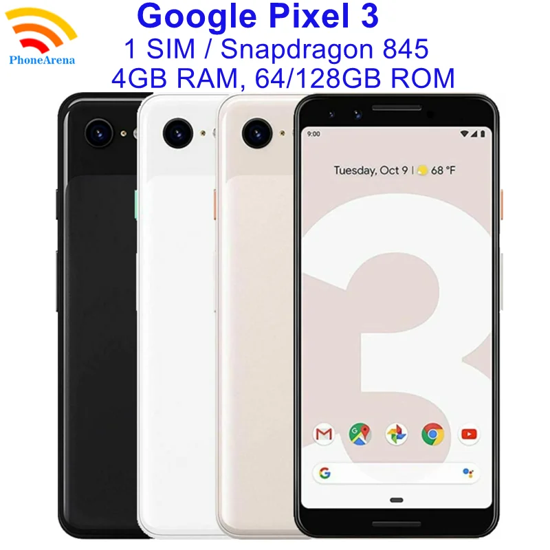 Original Google Pixel 3 Pixel3 5.5 4GB RAM 64/128G ROM NFC
